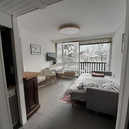 Studio Quartier Calme Centre Ville Vue Mont Blanc Chamonix Buitenkant foto