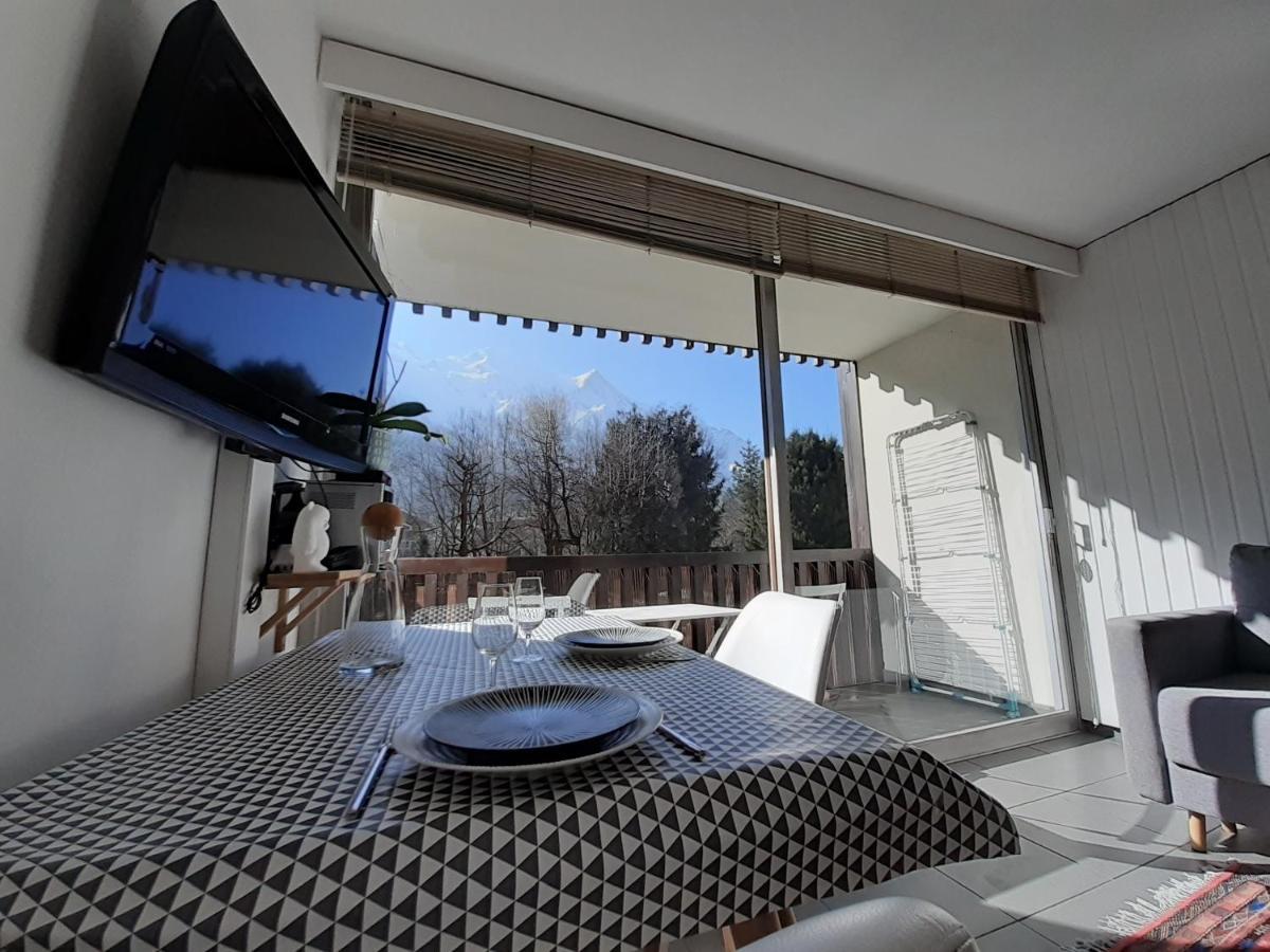 Studio Quartier Calme Centre Ville Vue Mont Blanc Chamonix Buitenkant foto